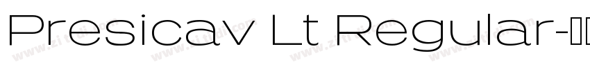 Presicav Lt Regular字体转换